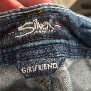 Maurices Silver Girlfriend Jeans